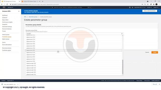 AWS RDS CONSOLE | AWS Solutions Architect | UpTaught смотреть онлайн