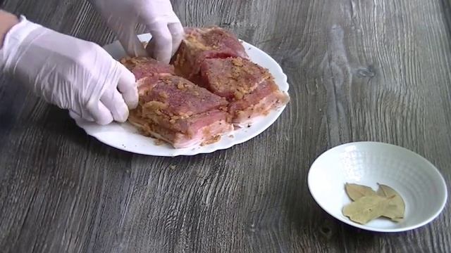 Сало в духовке!Любители оценят! смотреть онлайн