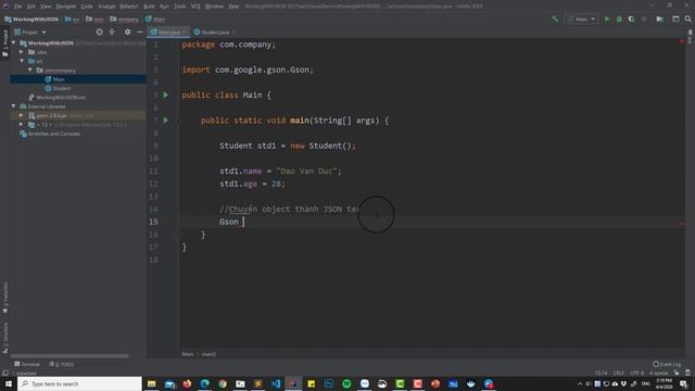 Làm việc với JSON trong Java смотреть онлайн