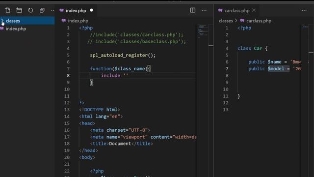 #7 PHP autoload class example | Object Oriented PHP Tutorial | PHP Tutorial смотреть онлайн