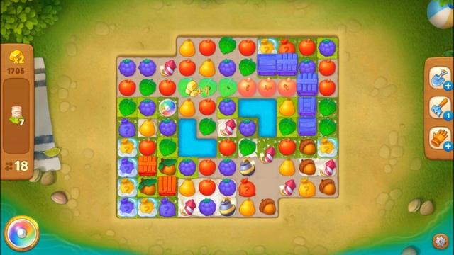 Gardenscapes Садовник ОСТИН #193 (уровни 1701-1710) Ремонт стены и уборка старых развалин смотреть онлайн