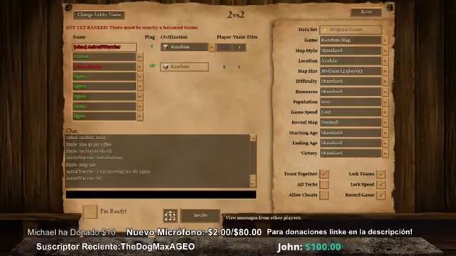 Age of Empires 2 HD Arabia 2VS2 En vivo! Steam смотреть онлайн