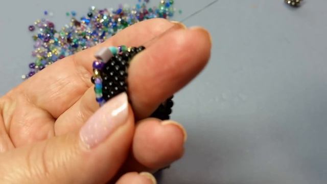 Freeform Peyote Tutorial: "The Wave" Beaded Bracelet Tutorial Part 1 смотреть онлайн