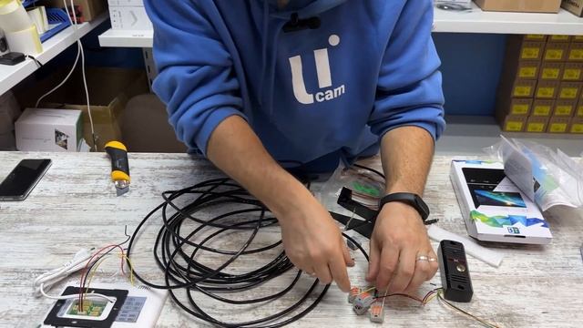 Комплект ДОМОФОНА. Вызывная ПАНЕЛЬ. Подключение и Настройка