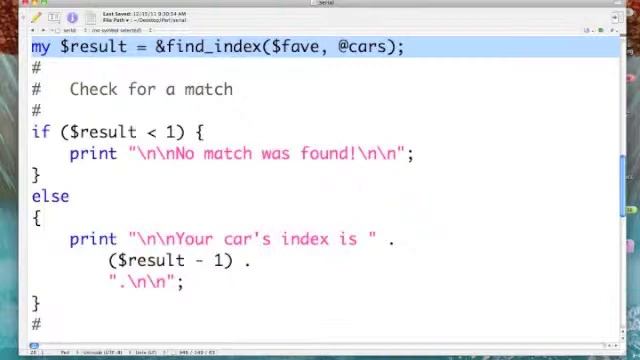 Perl return operator смотреть онлайн