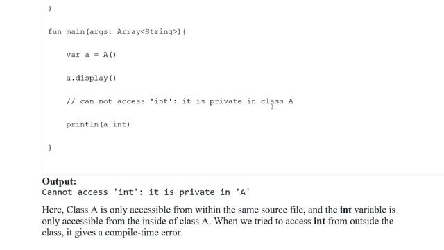 Kotlin | Visibility Modifiers смотреть онлайн