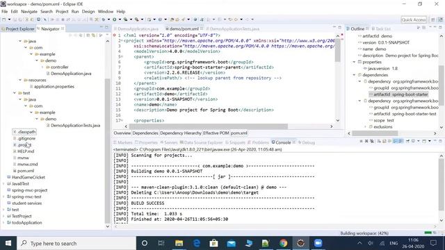 Spring boot - demo project setup смотреть онлайн