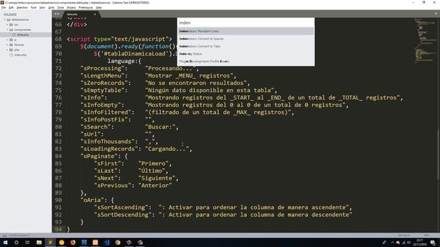 Tablas dinamicas con php, mysql, jquery y bootstrap | Traducir a español datatable. Cap 12 смотреть онлайн