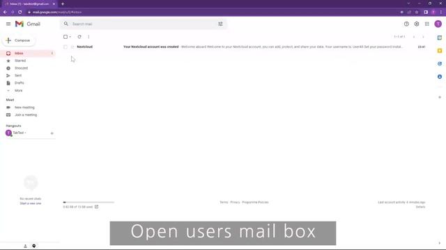 How to set user password using email in Nextcloud смотреть онлайн