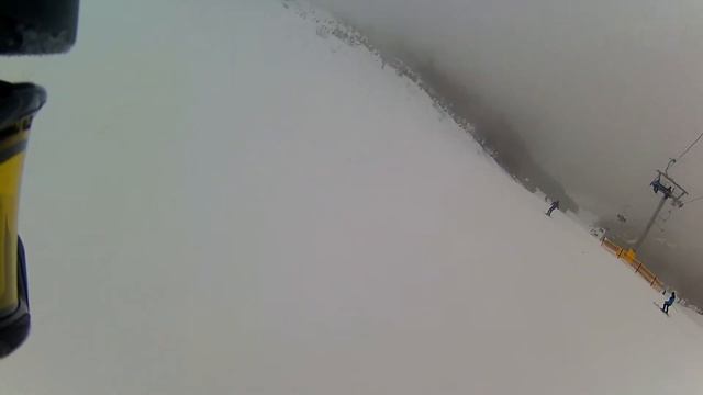 Банско`19. Подъем и спуск в туче, с горы Тодорка, по трассам 2 и 9. смотреть онлайн