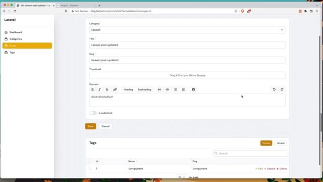 Create Laravel Filament Simple Blog | Laravel Filament Tutorial