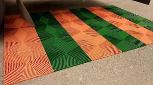 Модульная садовая плитка Helex, цвет зеленый