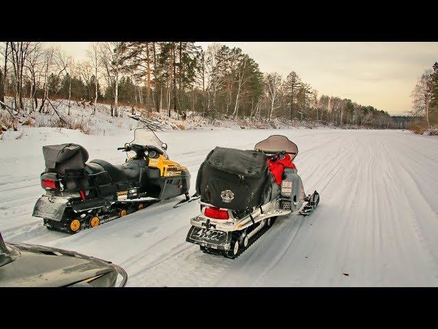 Информационный видеогид маршрута на снегоходах по реке Чусовой смотреть онлайн