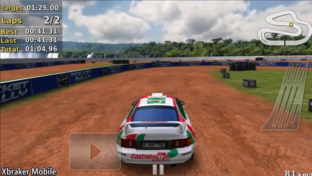 Pocket Rally LITE: Drive for Speed Simulator - Android Gameplay 3D смотреть онлайн