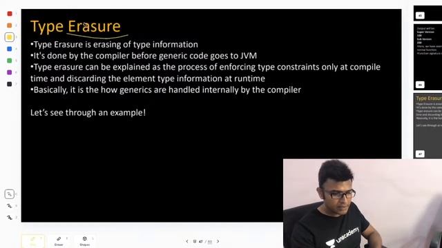 Generics in Java | Inheritance & Type Erasure | Part 2 | L:32 | Java | Ravindrababu Ravula смотреть онлайн