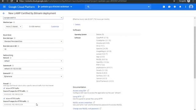 How to Deploy Bitnami LAMP from marketplace GCP. смотреть онлайн