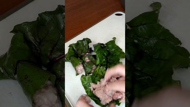 Рецепт голубцы в свекольных листьях смотреть онлайн