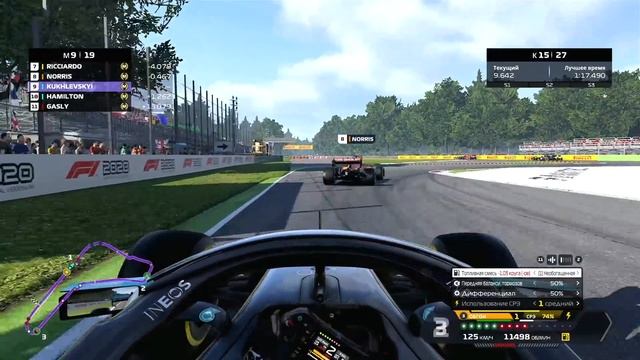 МАКСИМАЛЬНАЯ СКОРОСТЬ И ЧЕТЫРЕ В РЯД - КАРЬЕРА F1 2020 #102 смотреть онлайн