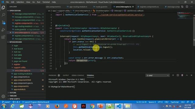 Route Guard & Support Utility || Angular Login & Registration With Fake Back-end смотреть онлайн