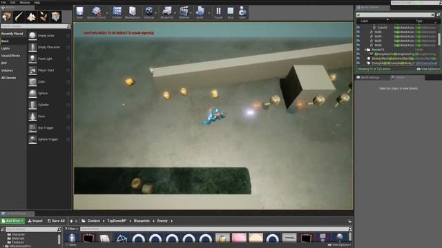 Unreal Engine 4 Top down shooter prototype Wip 3 смотреть онлайн