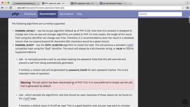 PHP Security: Password hashing смотреть онлайн