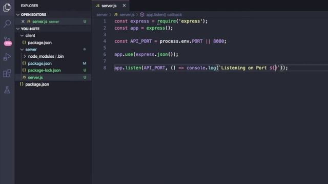 MERN Stack Tutorial 2020 - Part 2 Server Setup (React, Node, Mongo, Express) смотреть онлайн