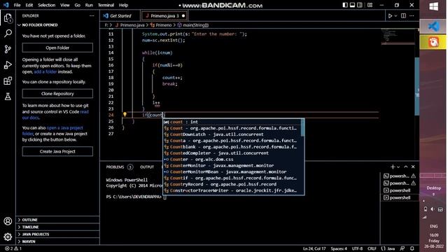 Java program to check whether a number is a prime number or not смотреть онлайн