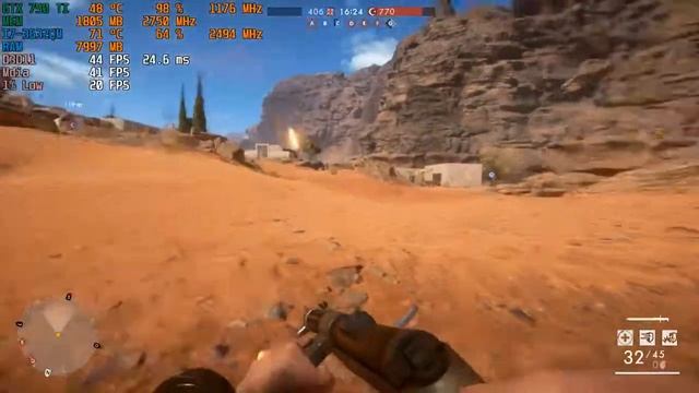 eGPU Multiplayer x64 Battlefield 1: [GTX 750TI+I7 3632QM+12GB RAM] EXP GDC Beast v8.5c.. смотреть онлайн