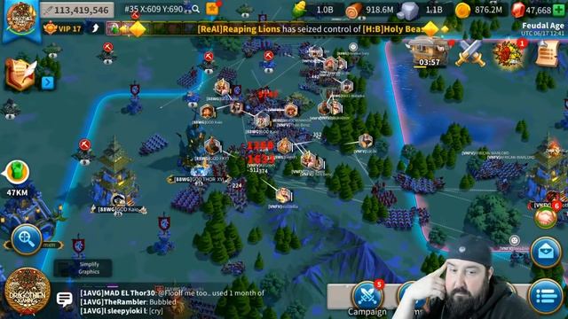 4 IMPERIUM KINGDOMS COLLIDE! LK35 K307 KINGS LAND OPENS! PART 2 - Rise of Kingdoms смотреть онлайн