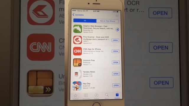 Как восстановить программы на IPhone 6