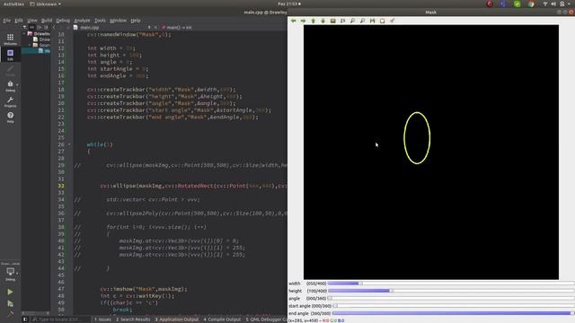 OPENCV & C++ TUTORIAL - 9 | ellipse() - ellipse2Poly() смотреть онлайн
