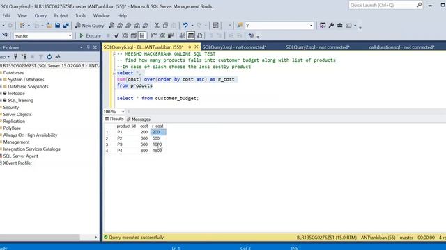 Meesho HackerRank SQL Interview Question and Answer | Customer Budget смотреть онлайн