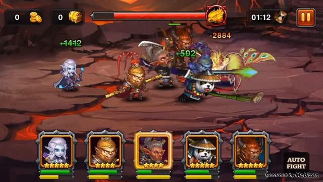 Heroes Charge - Burning Phoenix - difficulty level 5 using Swordmaster (Outland Portal) смотреть онлайн