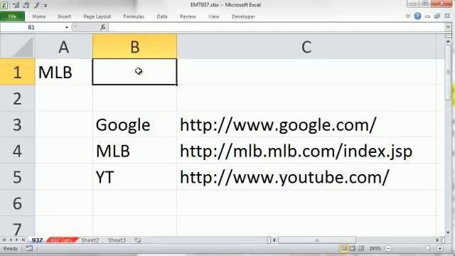 Excel Magic Trick 937: HYPERLINK VLOOKUP: Create Drop Down That Selects Web Address Link смотреть онлайн