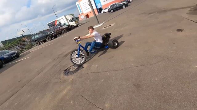 [ДРИФТ ТРАЙК] Учимся ездить/Снова сломали трайк (часть 3) смотреть онлайн