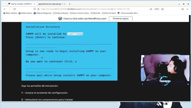 Como Instalar XAMPP En Fedora 34 / 35 смотреть онлайн