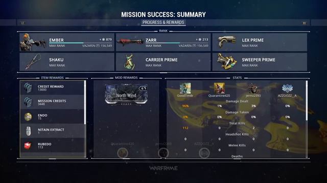 Let's Play Warframe - Farming Oberon Prime смотреть онлайн
