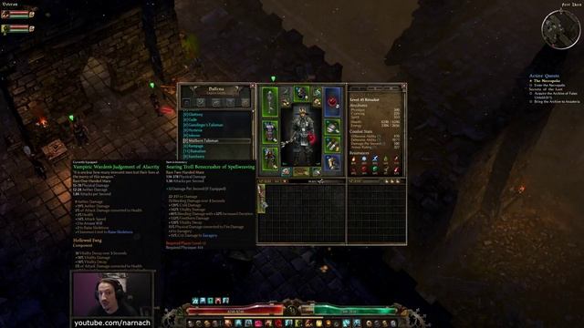 Bonus: Crafting a Savage Relic - Summoner Necromancer #21 - Let's Play Grim Dawn: Ashes of Malmouth смотреть онлайн