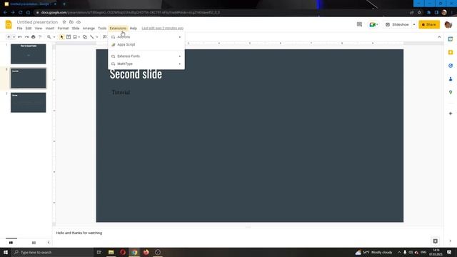How To Import Fonts Google Slides Tutorial смотреть онлайн