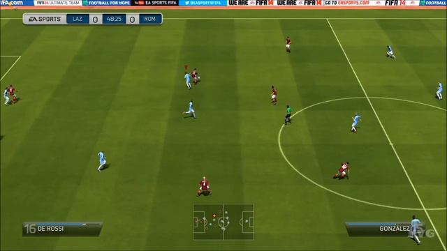 FIFA 14 - Lazio vs AS Roma Gameplay [HD] смотреть онлайн