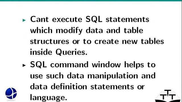 Indexes Table Filter SQL Command window - English смотреть онлайн