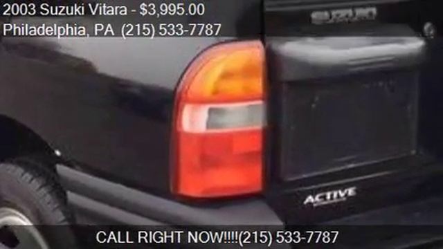 2003 Suzuki Vitara Base 4WD 4dr SUV for sale in Philadelphia смотреть онлайн