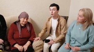 Арсен Цагов в гостях с Новой песней у бабушки Эдуарда Жигунова ! Бабушка Роза Нахушева♥️