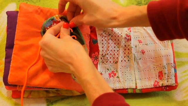 Развивающая книжка малышка своими руками. Book for kids Hand Made смотреть онлайн