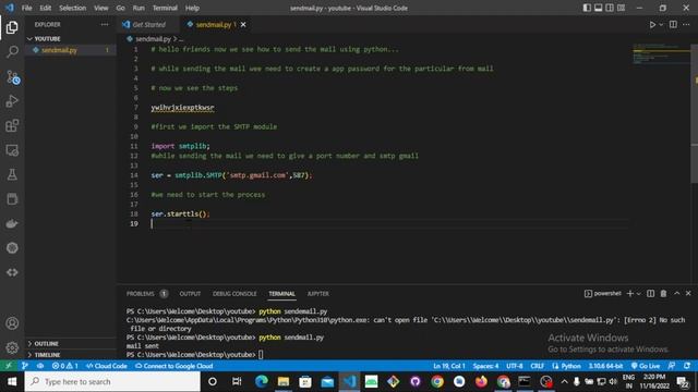 send mail using python смотреть онлайн
