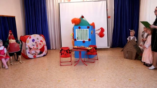 Кошкин дом. Спектакль в садике смотреть онлайн