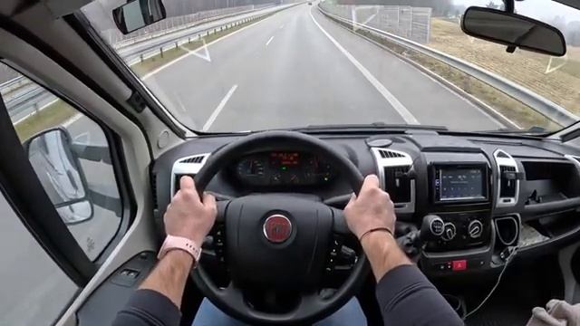 Fiat Ducato Camper Weinsberg [2.3 MultiJet II 130 HP] |0-100| POV Test Drive #1622 Joe Black смотреть онлайн