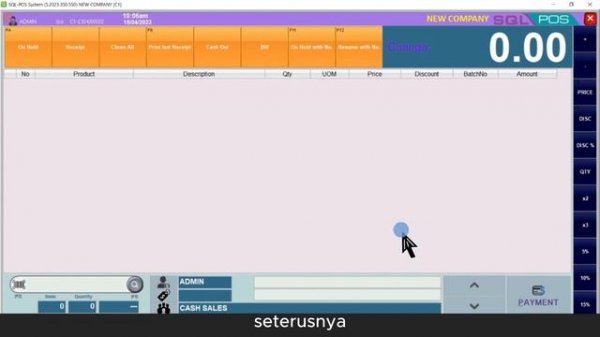 SQL POS Demo - Batch & Serial Number