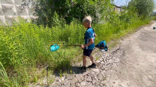 КОШУ ТРАВУ!!!БЕНЗОКОСА KROFF!!! смотреть онлайн