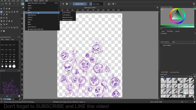 Krita Tutorial: Make Transparent Layer from Traditional Sketches! смотреть онлайн